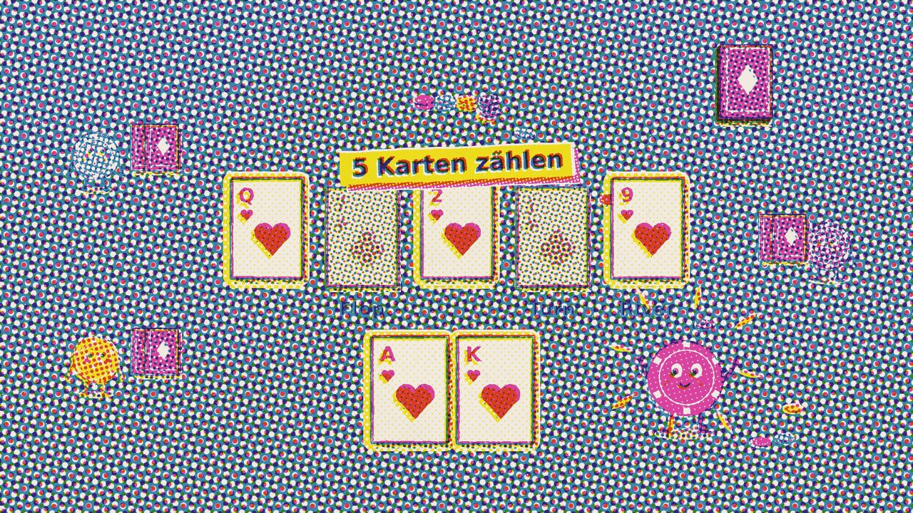 Standbild aus dem Erklärfilm „Gegen wen du beim Poker spielst“